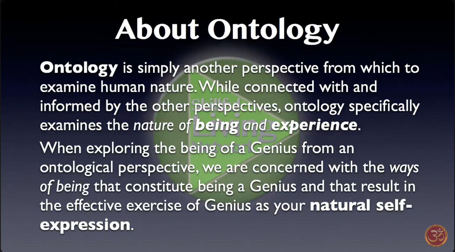 about ontology 2